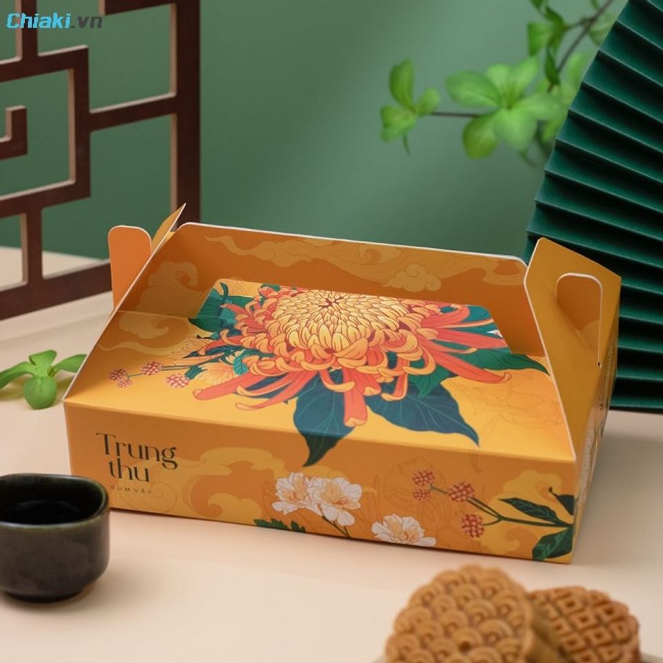 Hộp b&aacute;nh trung thu vị cơ bản&nbsp;ph&ugrave; hợp với nhiều đối tượng, kh&ocirc;ng cầu kỳ, nhưng lu&ocirc;n g&acirc;y thương nhớ