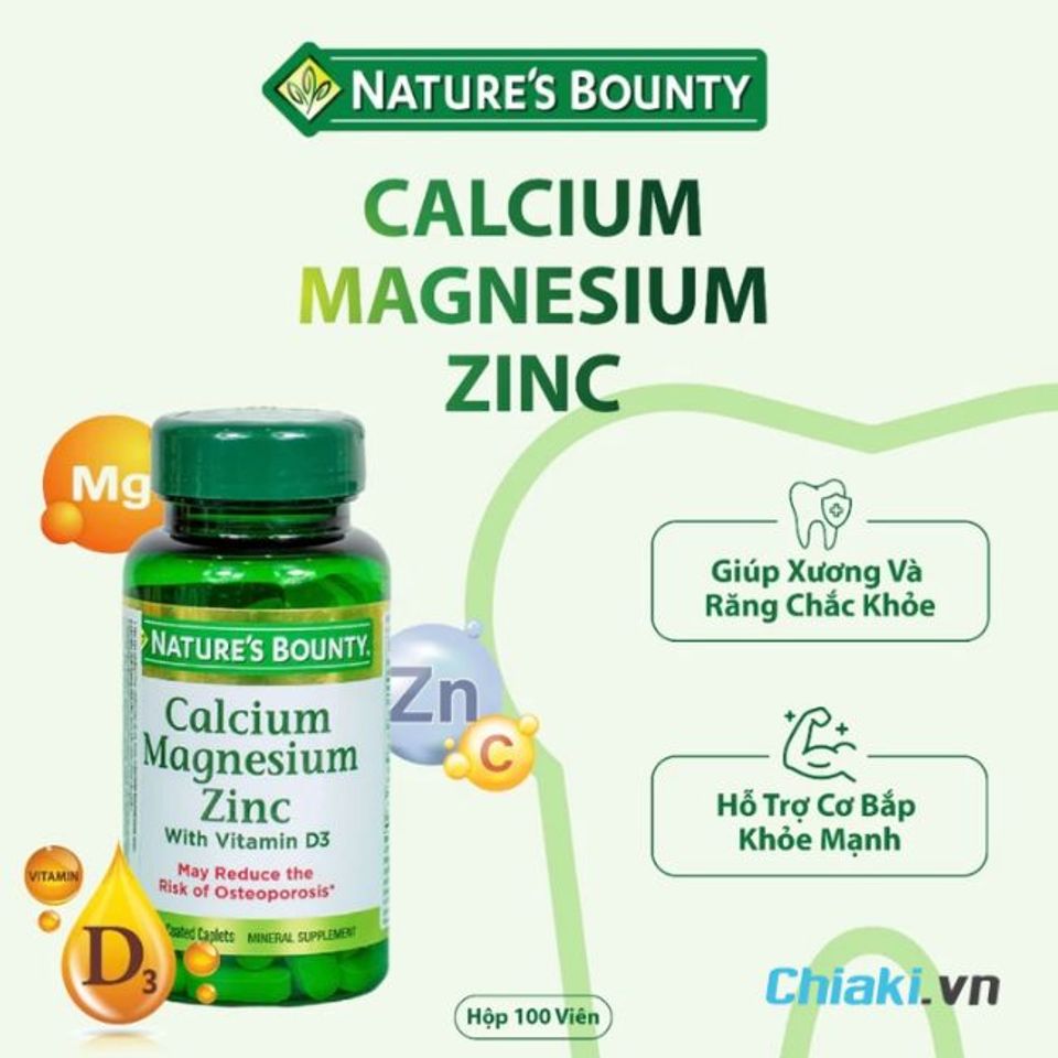 Thuốc bổ xương khớp cho người gi&agrave; Nature&rsquo;s Bounty