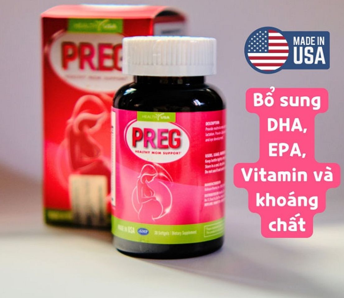 Vitamin tổng hợp cho b&agrave; bầu Mỹ Preg