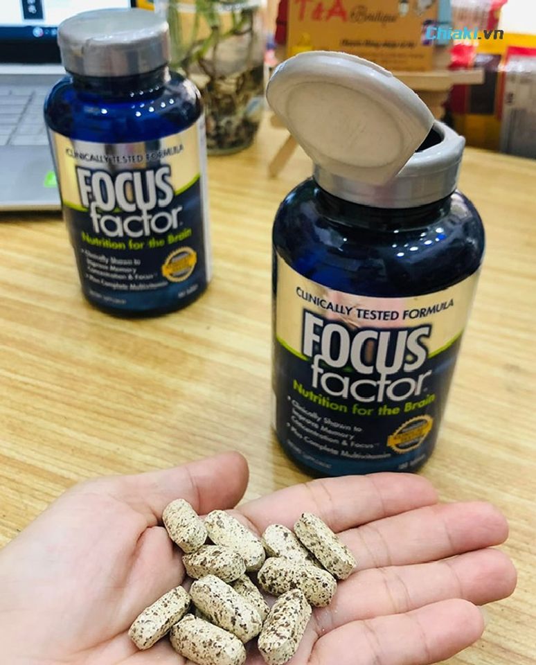sản phẩm bổ n&atilde;o Focus Factor c&oacute; m&ugrave;i c&aacute; đặc trưng, cần sử dụng đều đặn để thấy được sự thay đổi