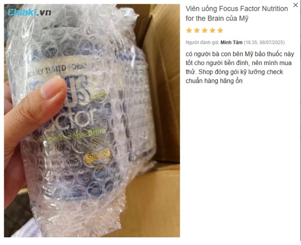 Phản hồi thực tế từ người d&ugrave;ng Focus Factor tr&ecirc;n Chiaki