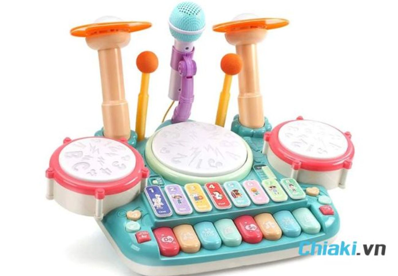 Qu&agrave; sinh nhật cho b&eacute; g&aacute;i 2 tuổi - Đồ chơi &acirc;m nhạc g&otilde; trống