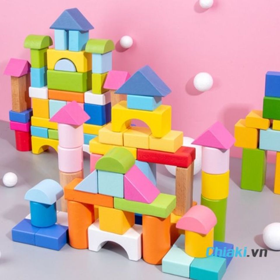 Qu&agrave; sinh nhật cho b&eacute; g&aacute;i 2 tuổi - Đồ chơi h&igrave;nh khối x&acirc;y dựng