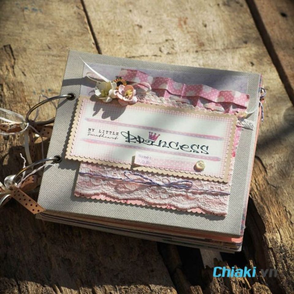 Qu&agrave; sinh nhật cho con g&aacute;i 17 tuổi - Album ảnh handmade