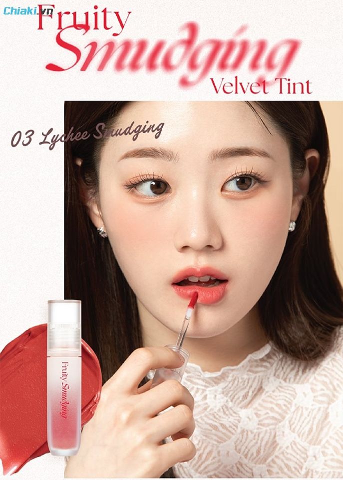 Bảng m&agrave;u son Merzy Fruity Smudging Velvet Tint mang tới những m&agrave;u son đa dạng, trẻ trung