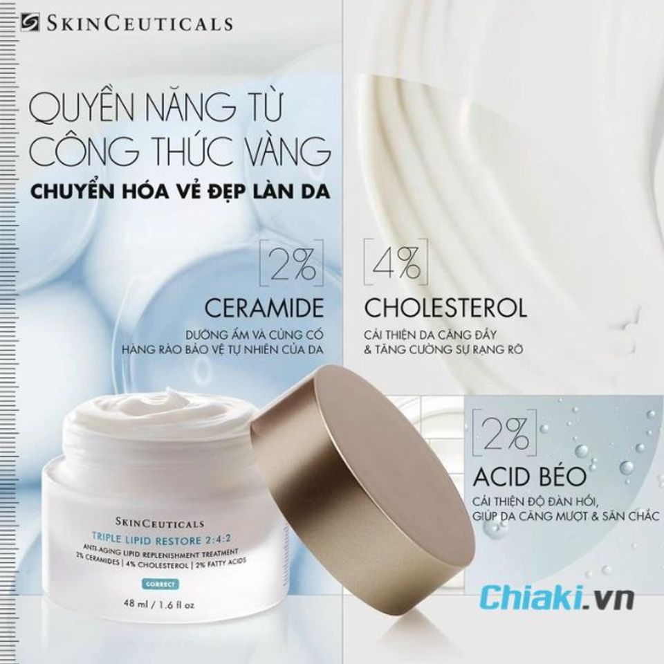 Kem dưỡng ẩm cho da kh&ocirc; nhạy cảm SkinCeuticals