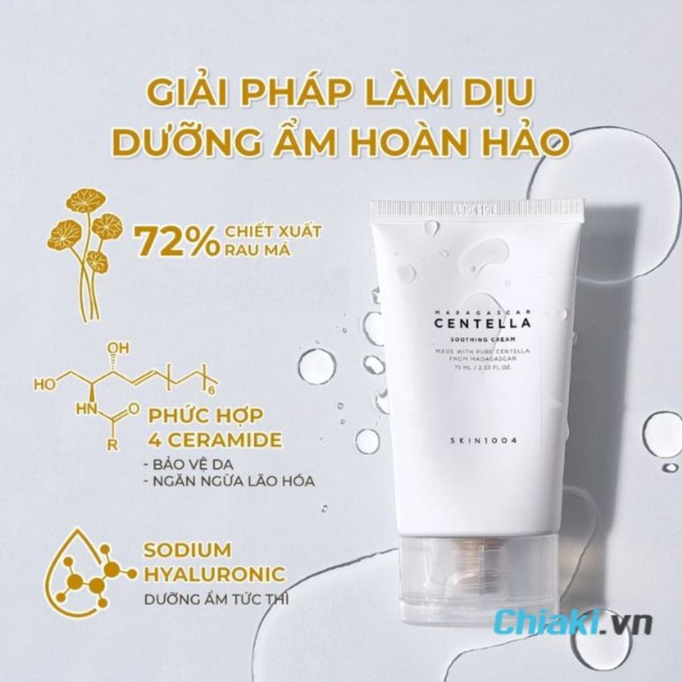 Kem dưỡng ẩm cho da nhạy cảm Skin1004