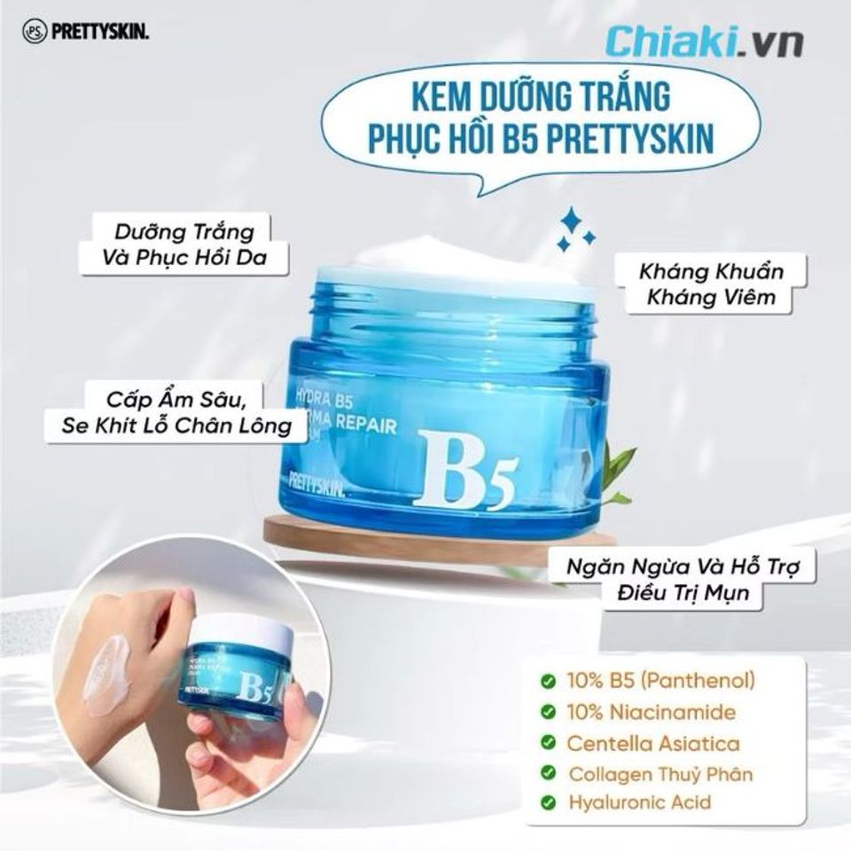 Kem dưỡng ẩm cho nhạy cảm Pretty Skin