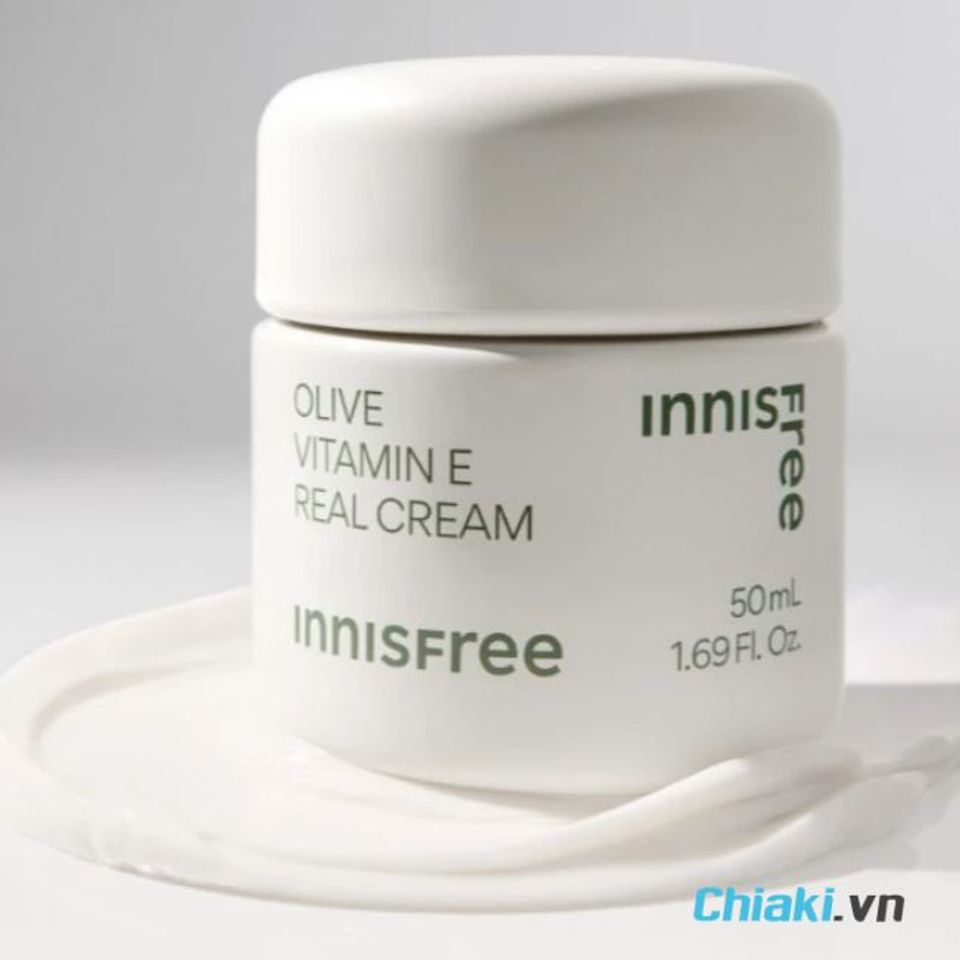 Kem dưỡng ẩm Innisfree Olive Vitamin E Real Cream