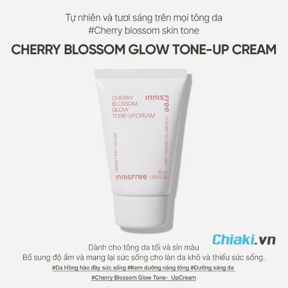 Kem dưỡng n&acirc;ng tone Innisfree