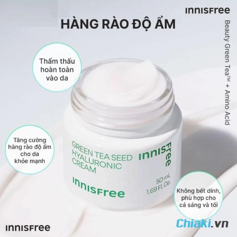 Kem dưỡng tr&agrave; xanh Innisfree