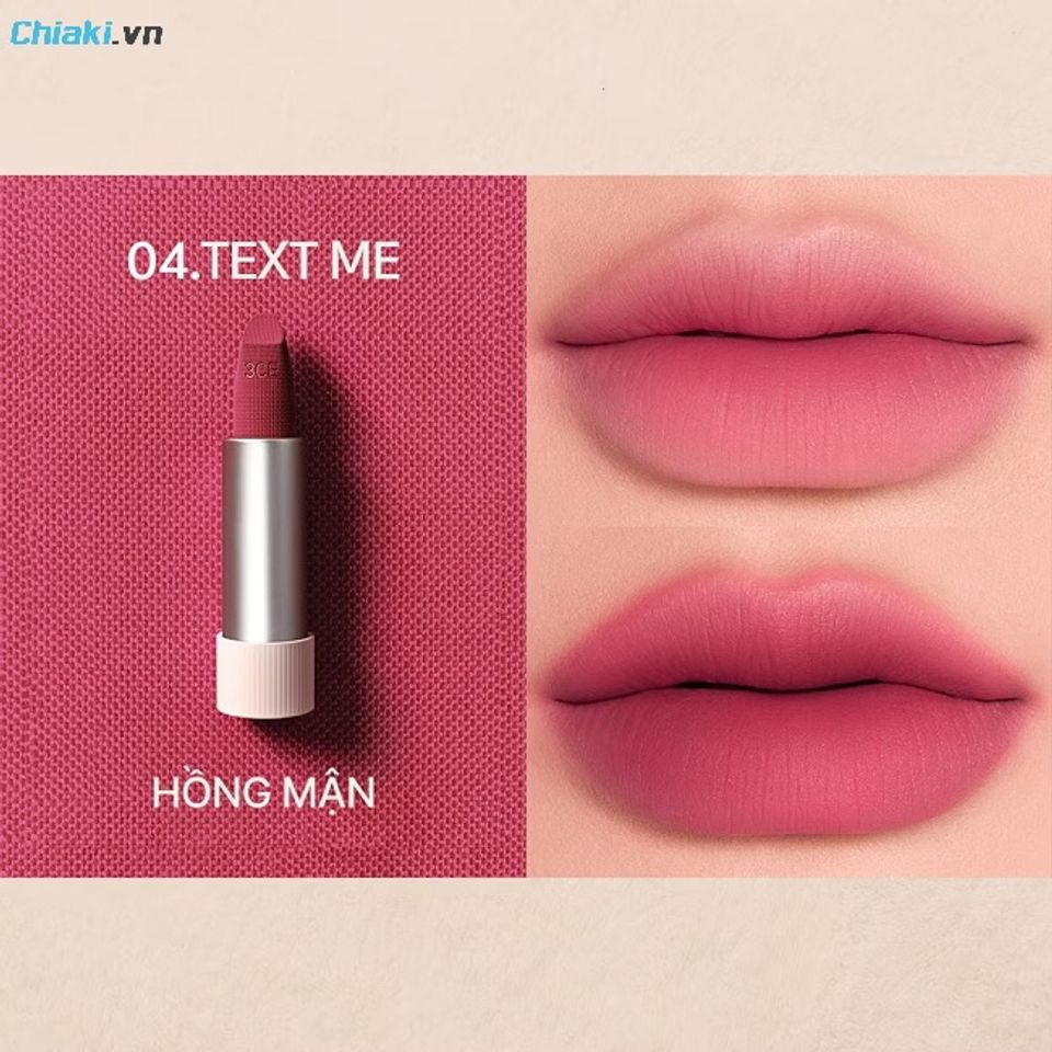 Review 10+ Bảng màu son 3CE hot trend hiện nay (CẬP NHẬT MỚI 2026)