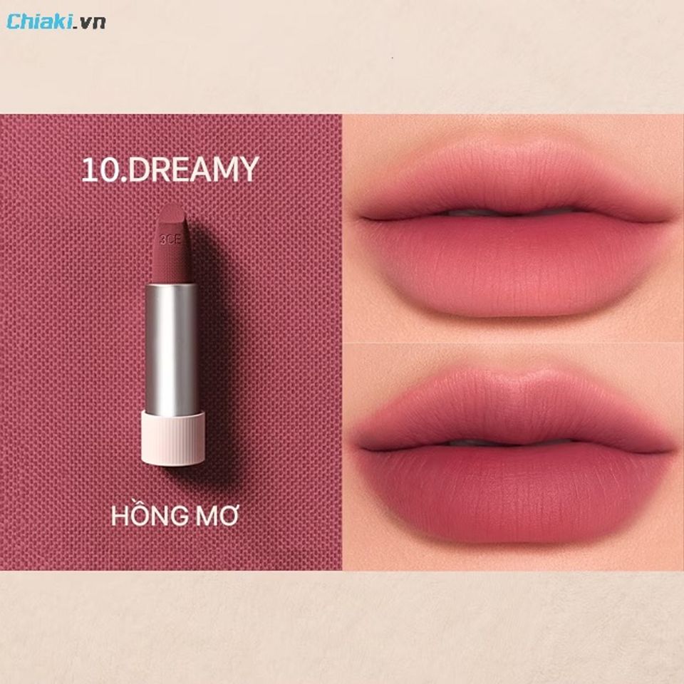 Review 10+ Bảng màu son 3CE hot trend hiện nay (CẬP NHẬT MỚI 2026)