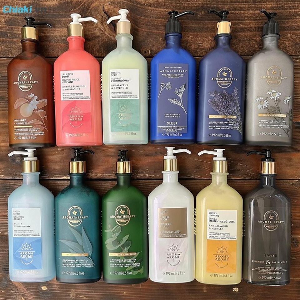 Body lotion dưỡng thể tinh dầu thư gi&atilde;n Bath & Body Works Aromatherapy