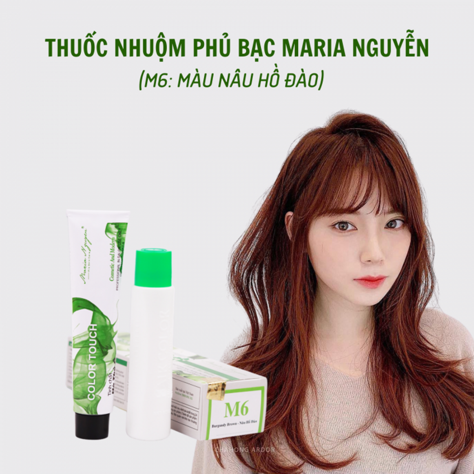 Kem nhuộm tóc phủ bạc Hà Thủ Ô Maria Nguyễn 7