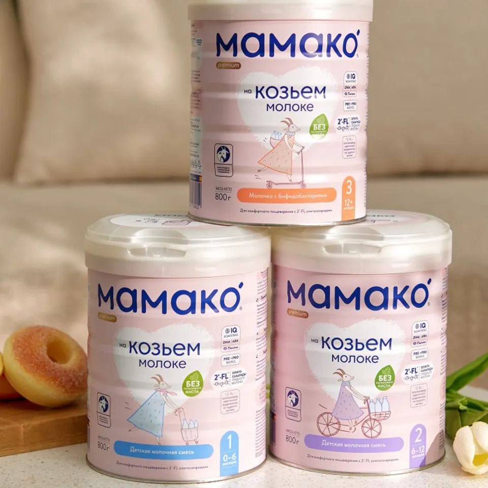 Sữa Công Thức Dê Mamako Premium 1 - 800g (0-6 tháng tuổi) Sữa dê Nga. 1
