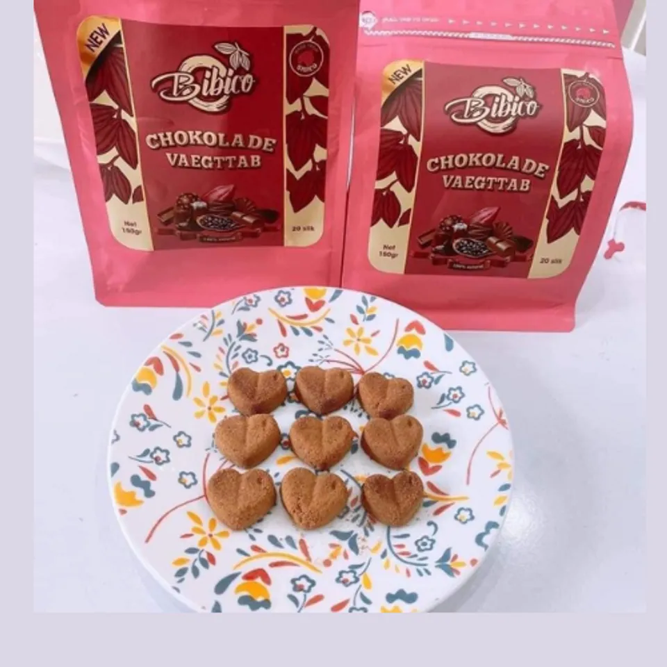 Kẹo Socola Giảm Cân Chính Hãng Đan Mạch Chokolade Vaegttab hộp 40 viên 3