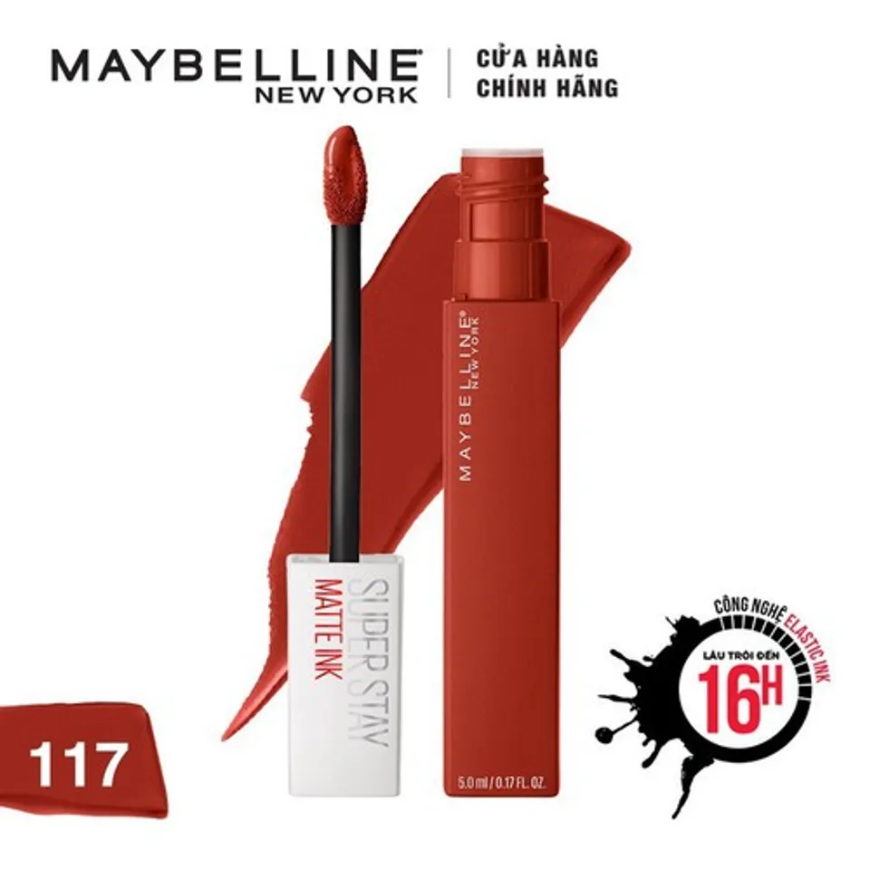 Son Kem Lì Maybelline Super Stay Matte Ink 5ml Màu 117 Groundbreaker 2