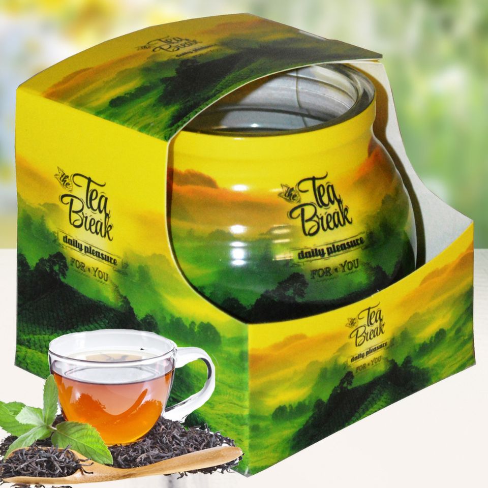 Ly nến thơm tinh dầu Admit 85g QT01893 trà đen Ấn Độ 1