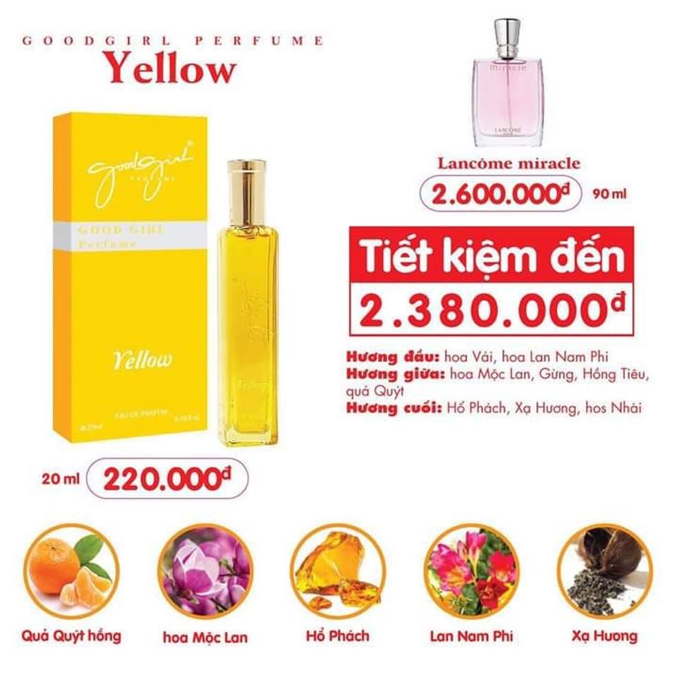 Nước Hoa Nữ Charme Good Girl Perfume 20ml 4
