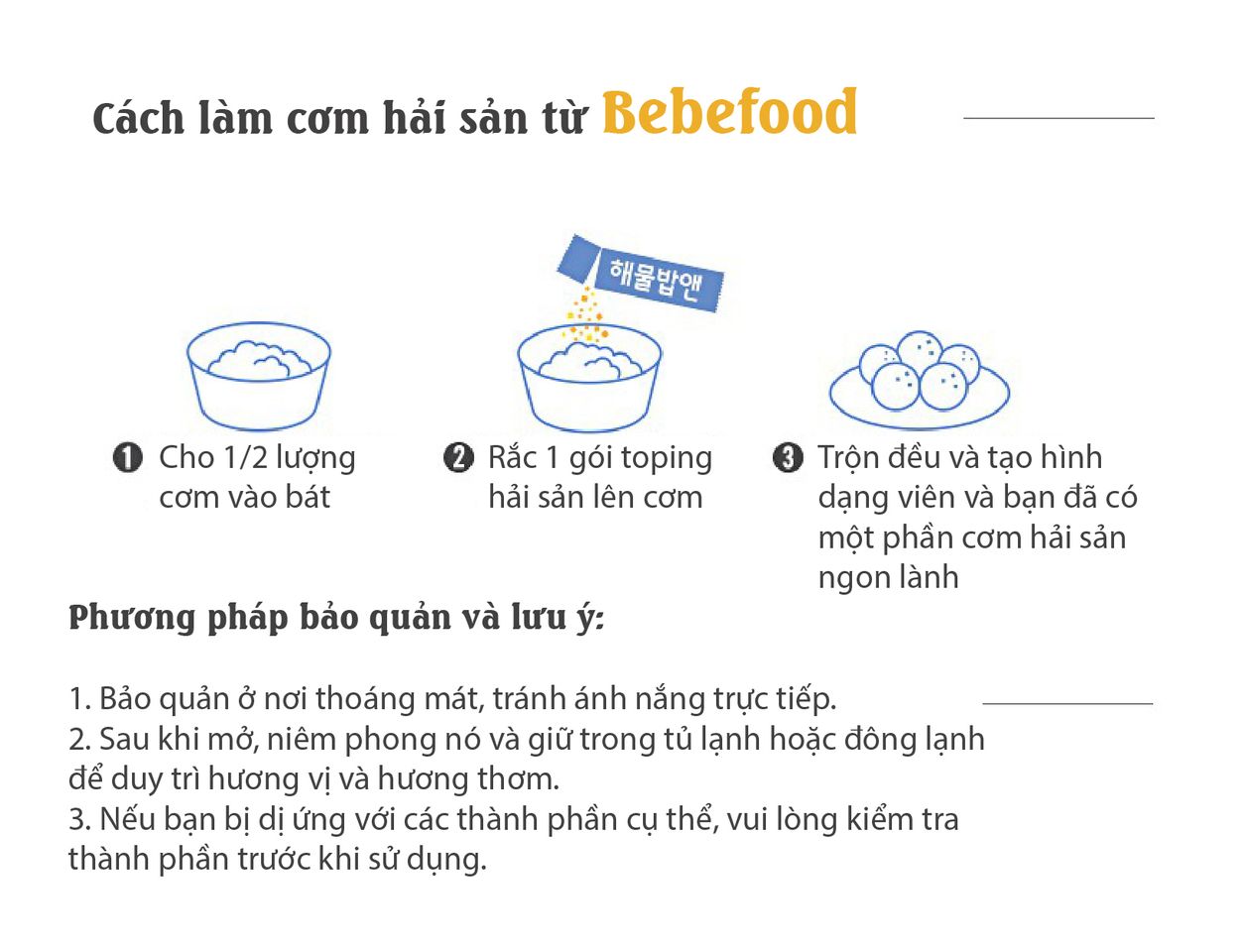 Gia vị rắc cơm cho bé Bebefood chính hãng Hàn Quốc 8