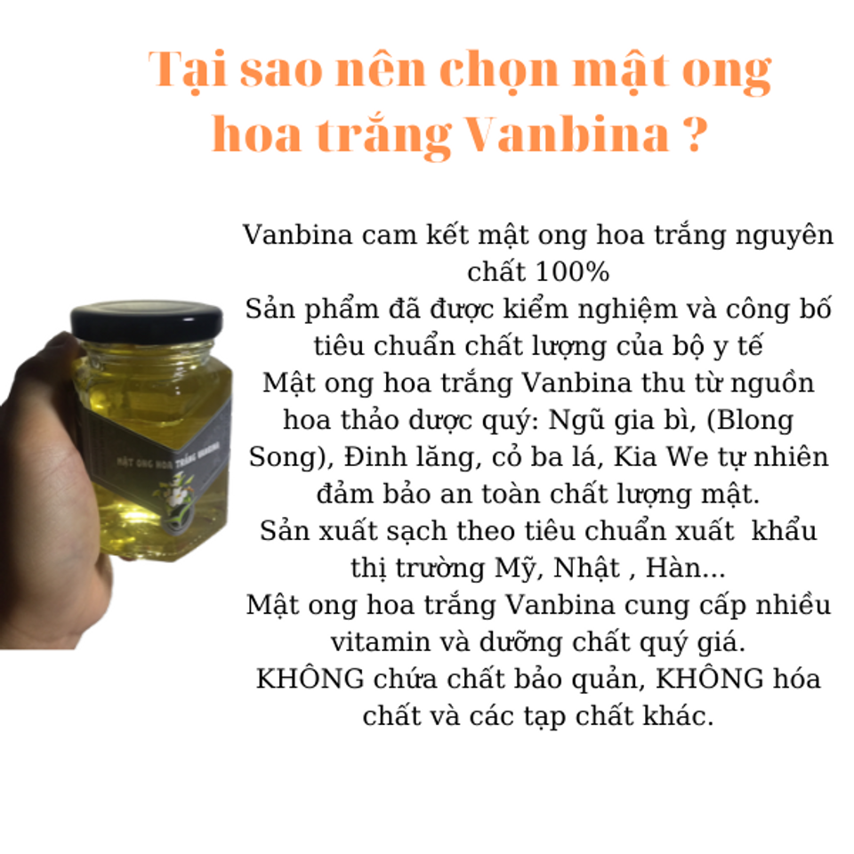 Mật ong hoa trắng Blongsong 250gr nguyên chất xuất khẩu 2