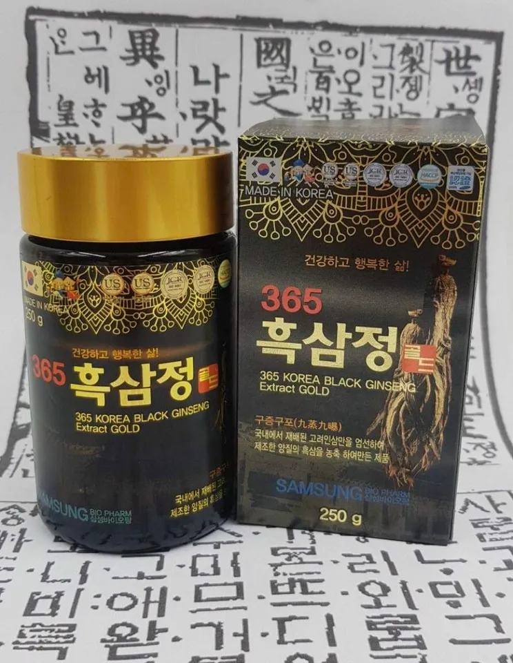 Cao Hắc Sâm 365 Korean Black Gingseng Extract Gold 2