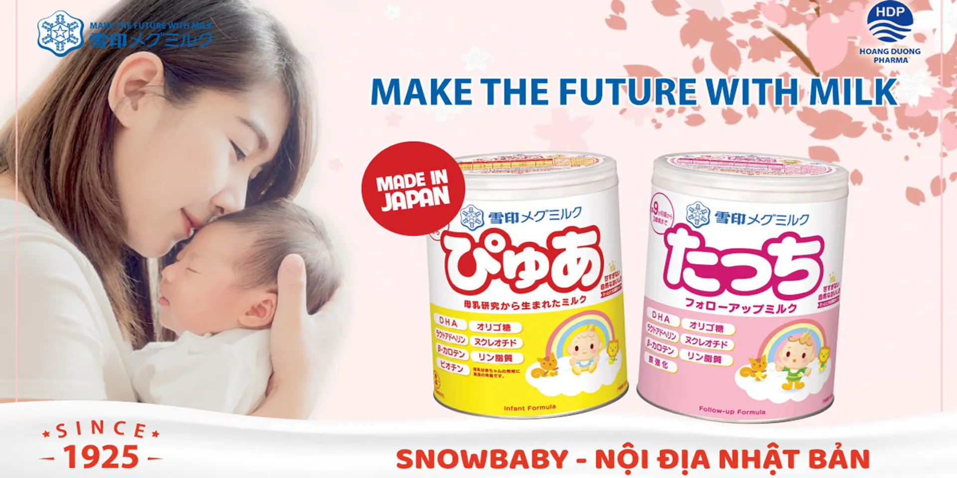 Sữa Snowbaby Pure Nhật Bản số 0 cho Bé Từ 0 đến 12 Tháng Tuổi 1