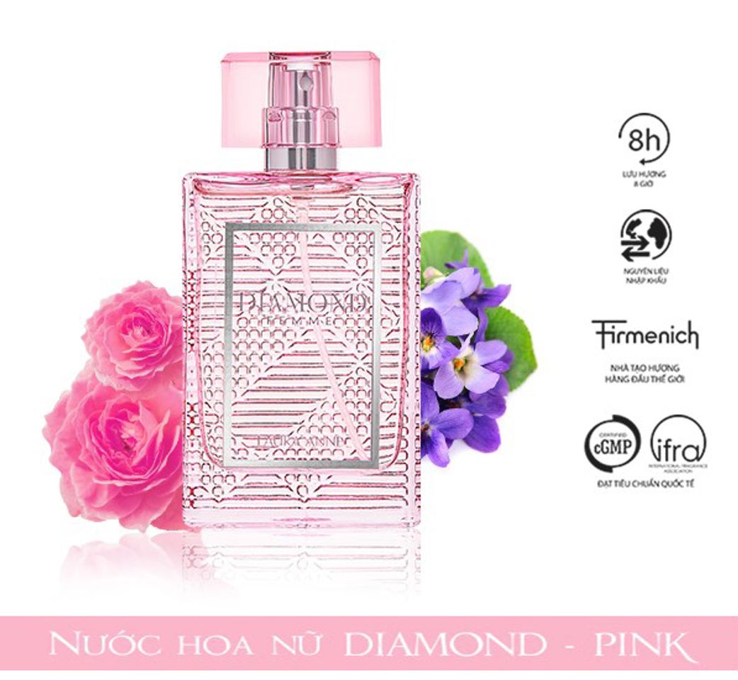 Nước hoa nữ Laura Anne Diamond Femme Pink 45ml 1
