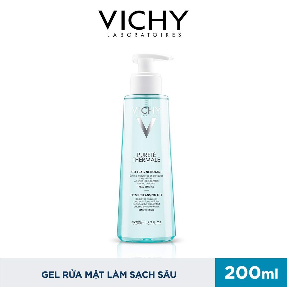 Gel Rửa Mặt Làm Sạch Sâu Vichy Cleansing Gel 200ml 2