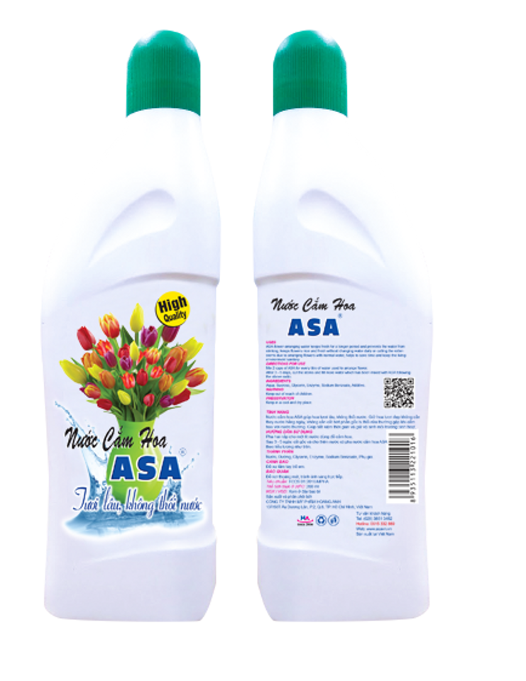 Nước cắm hoa ASA 400ml giúp hoa tươi lâu 1