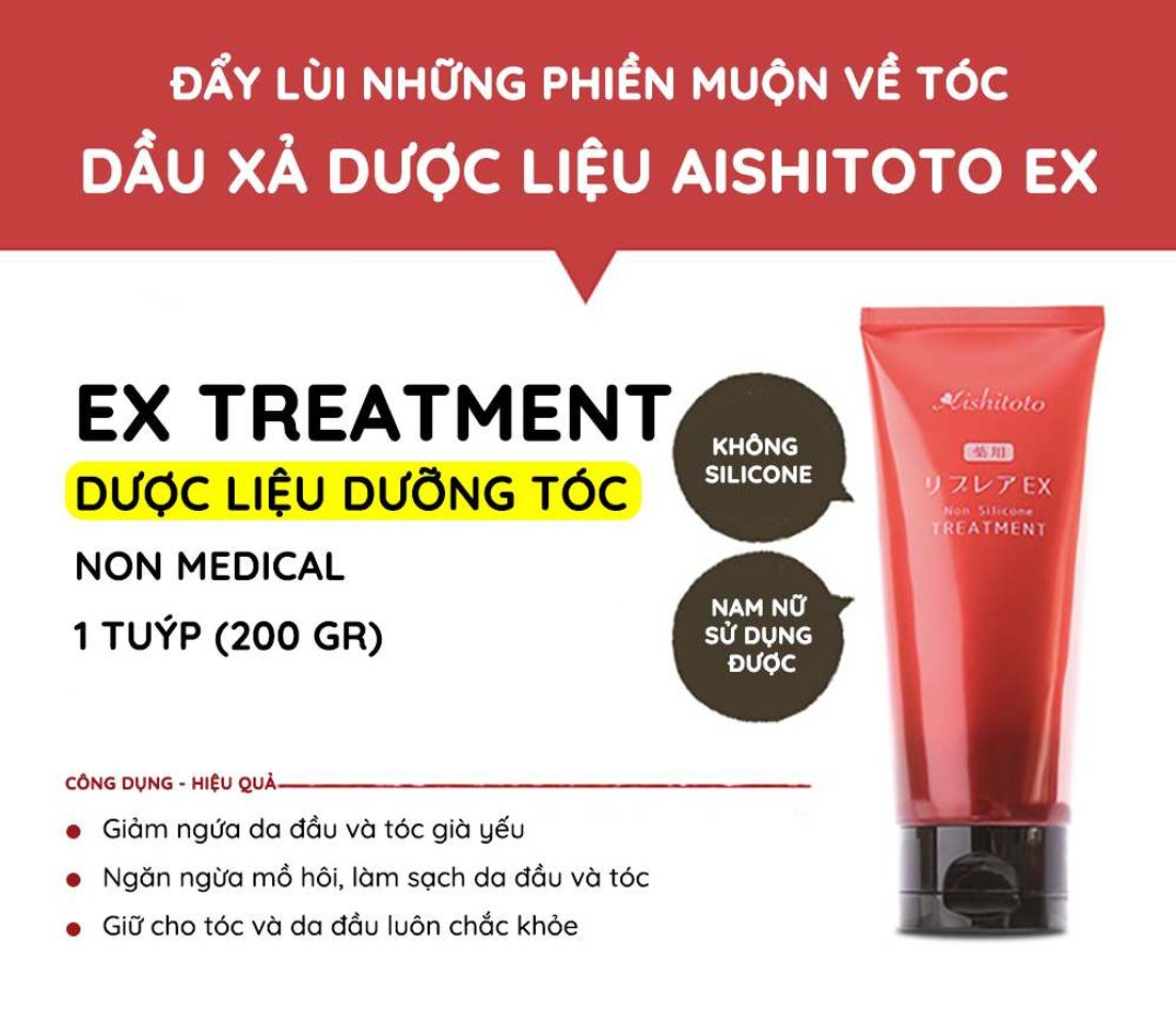 Dầu xả ủ tóc Aishitoto EX Hair Treatment 1