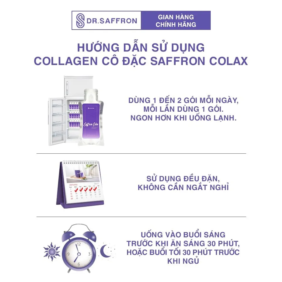 Nước uống làm đẹp da Collagen Saffron Colax Dr Saffron 4