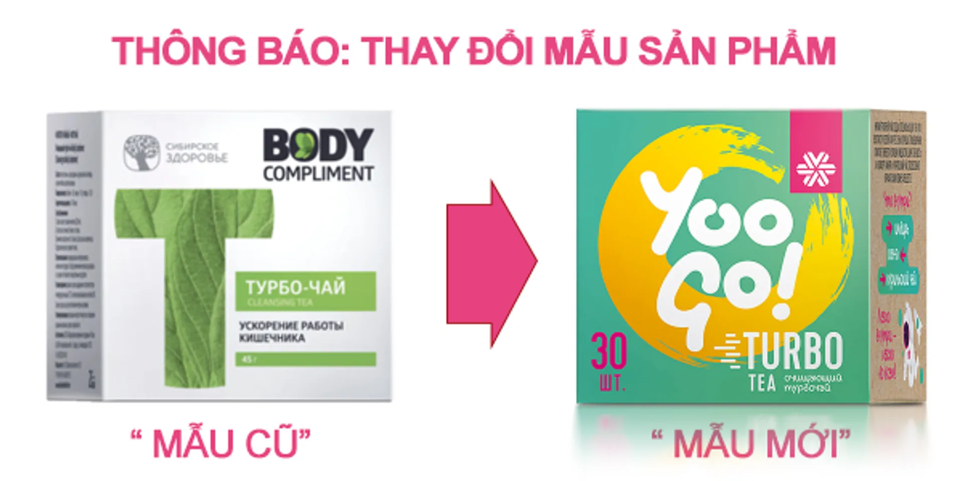 Trà thảo mộc Yoo Go Turbo Tea hỗ trợ giảm cân 1