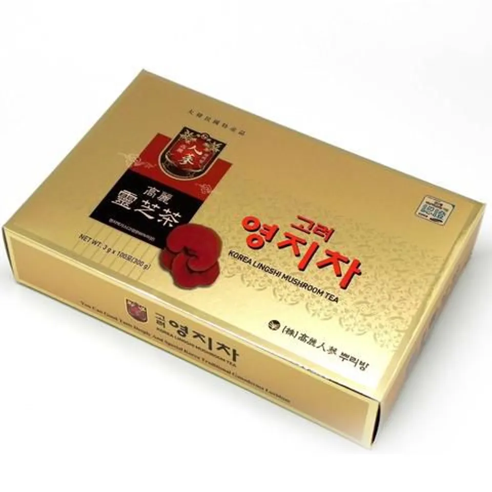 Trà nấm linh chi Hàn Quốc Korea Lingshi Mushroom Tea 1