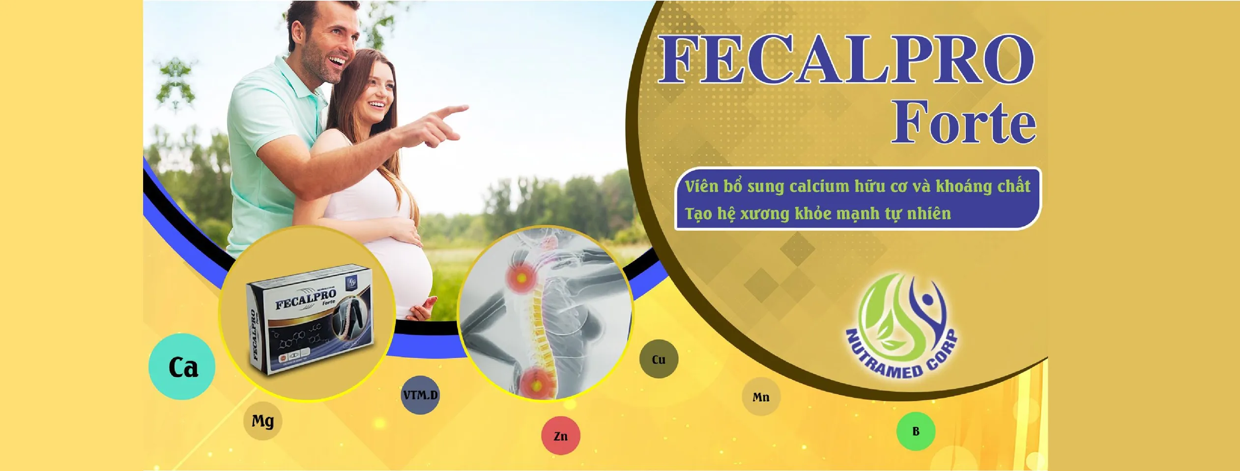 Fecalpro Forte viên bổ hỗ trợ tái  tạo hệ xương khỏe mạnh 1
