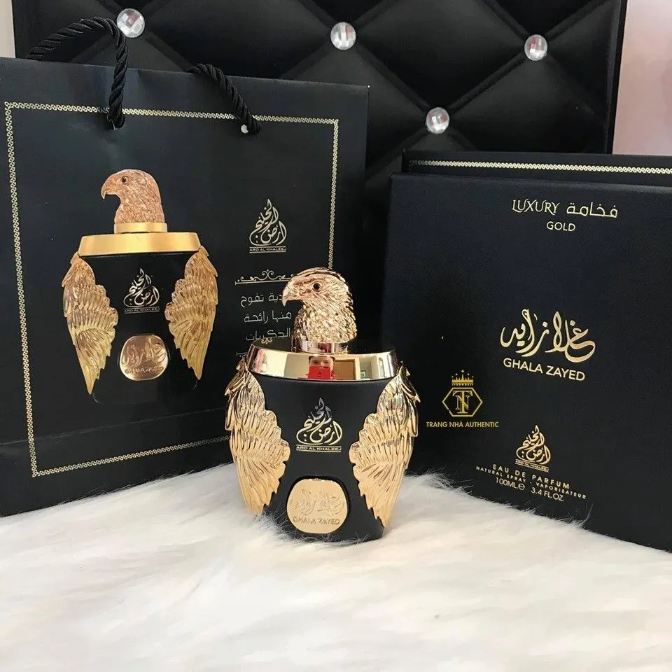 Nước hoa nam Ghala Zayed Luxury Gold EDP Đại bàng đen 1