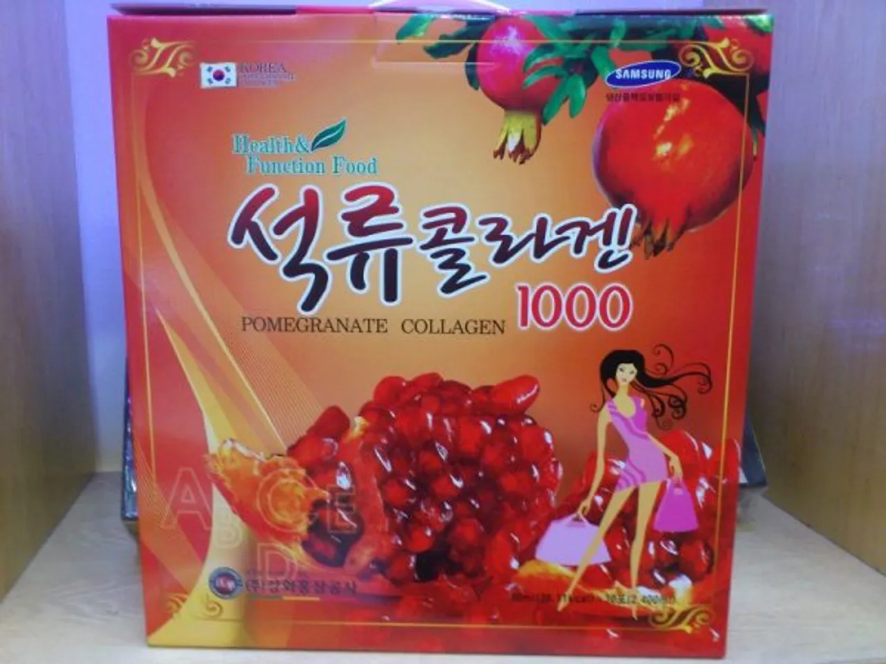 Nước lựu collagen Hàn Quốc Kanghwa 80ml x 30 gói 1