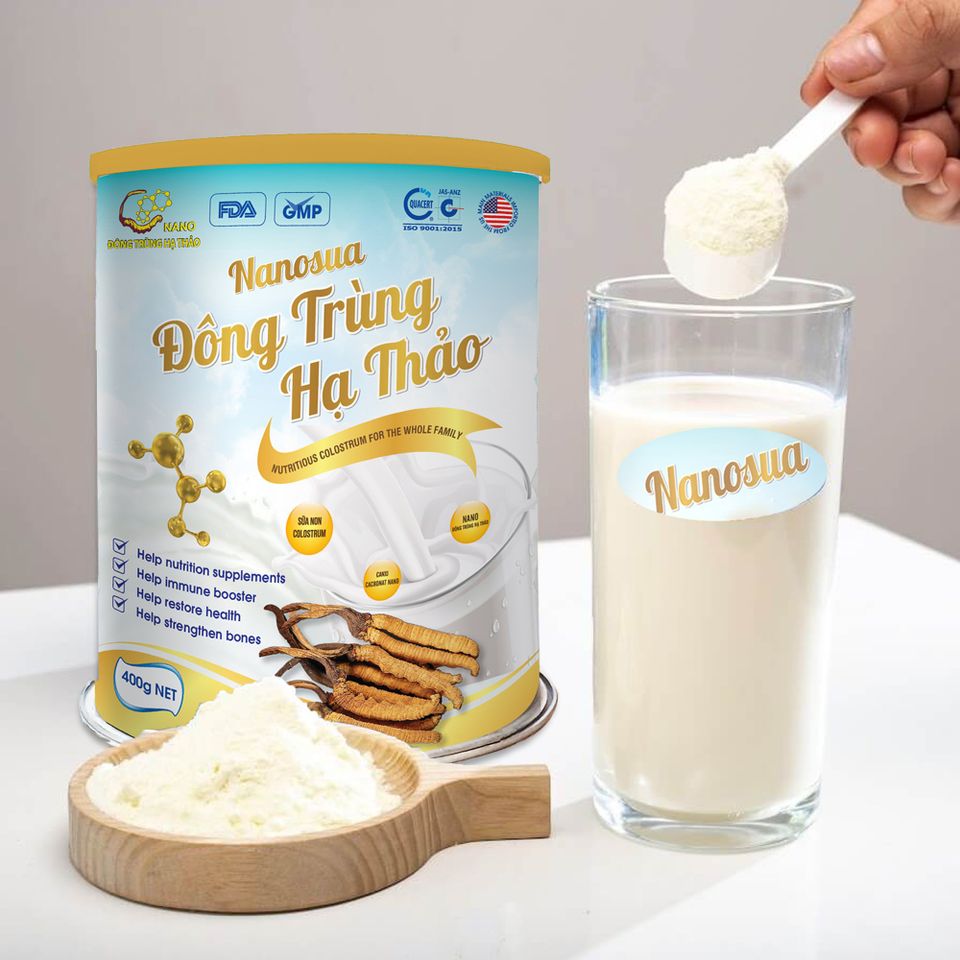 Sữa Non NanoSua Đông Trùng Hạ Thảo hỗ trợ tăng cường sức đề kháng 4