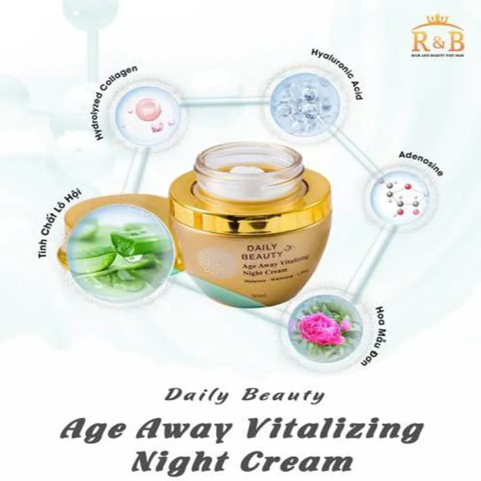 Kem dưỡng trắng trẻ hóa làn da Daily Beauty Night Cream 50ml 2
