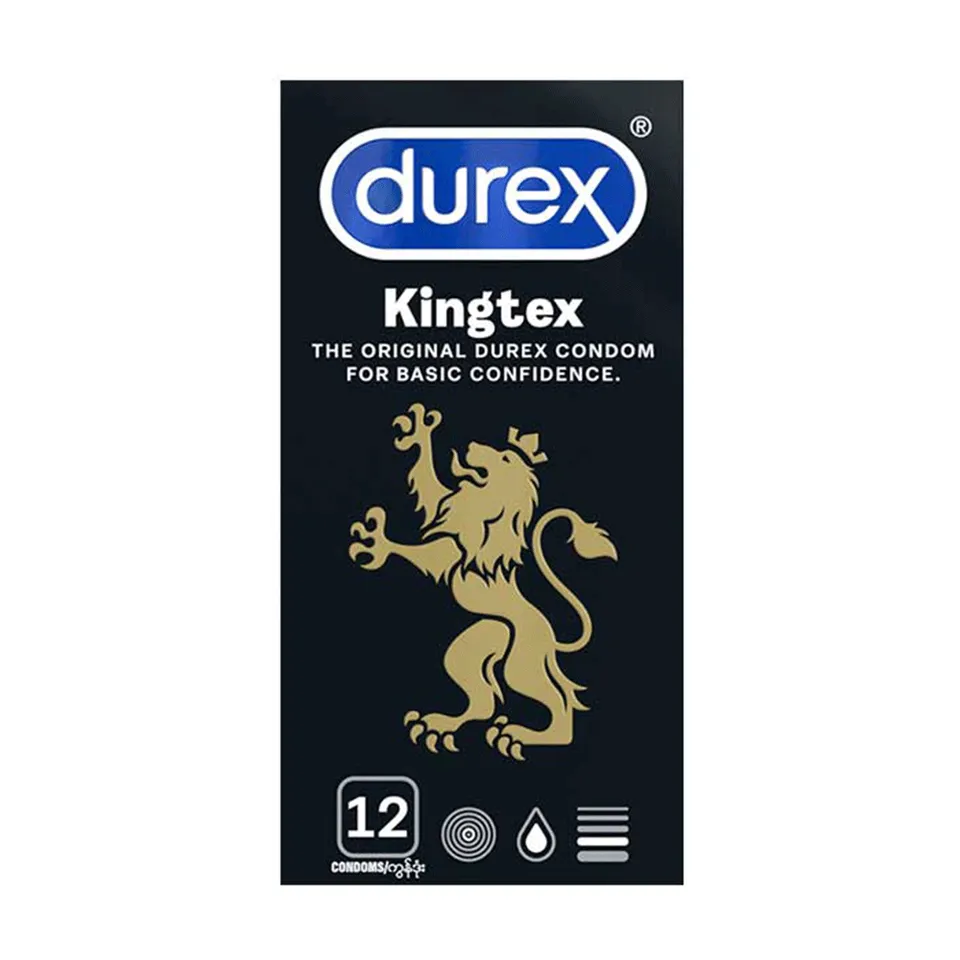 Bao cao su Durex Kingtex size nhỏ 49mm hộp 12 cái 1