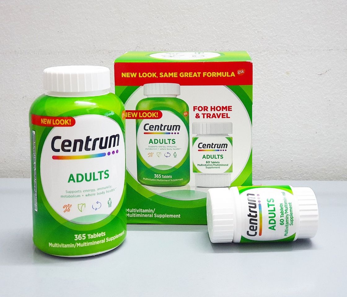 Vitamin tổng hợp cho người dưới 50 Centrum Adults 425 Viên hàng Mỹ 1