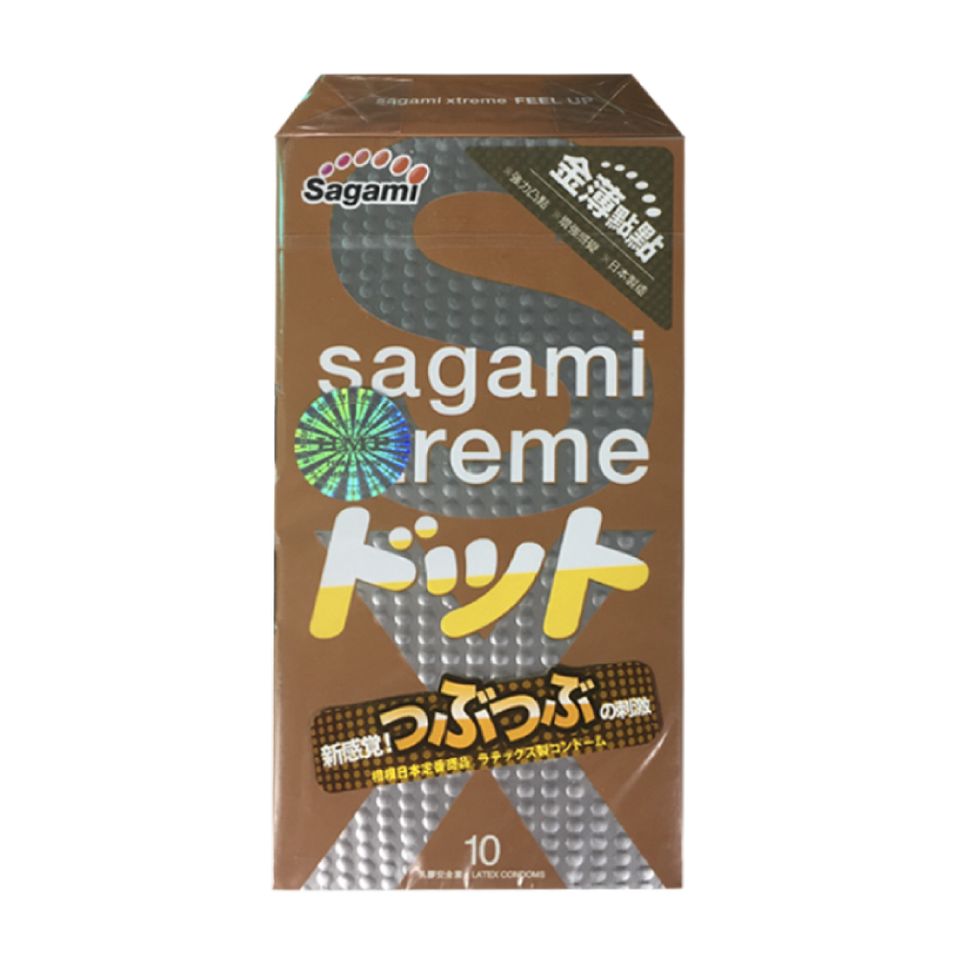 Bao cao su Sagami Feel Up siêu điểm nổi hộp 10 cái 1