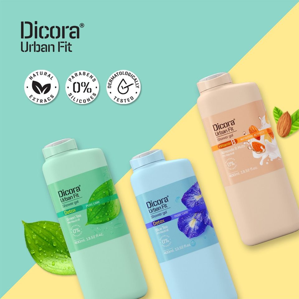 Bộ sữa tắm Dicora Urban Fit dành cho nữ 1200ml 2