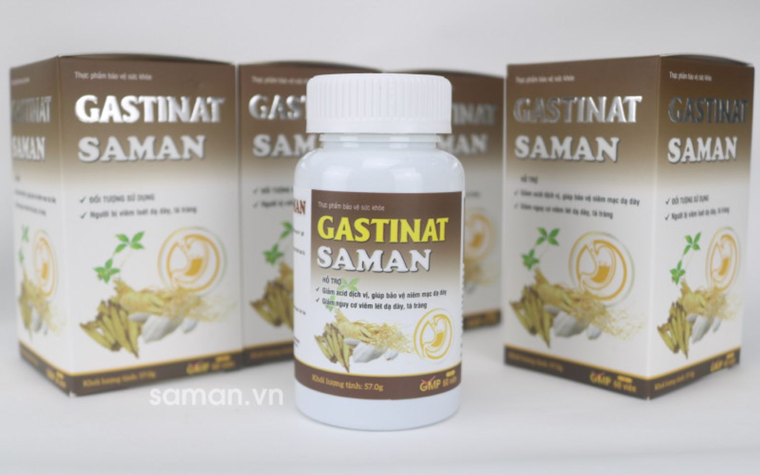 Viên uống Gastinat Saman, hỗ trợ cải thiện sức khỏe, Hộp 60 viên 4
