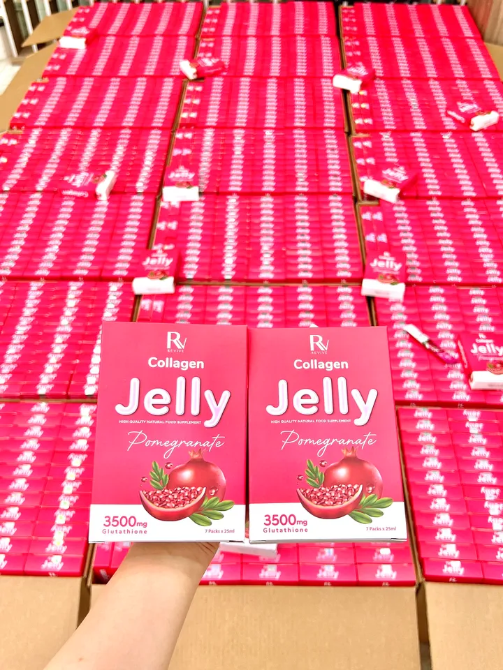 Thạch lựu Collagen Pomegranate Jelly made in Sweden 2