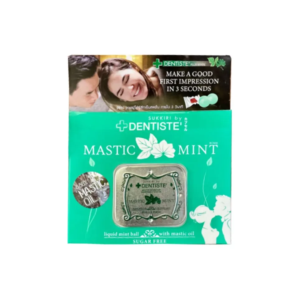 Kẹo ngậm phòng the hương bạc hà Mastic Mint hộp 20 viên 1