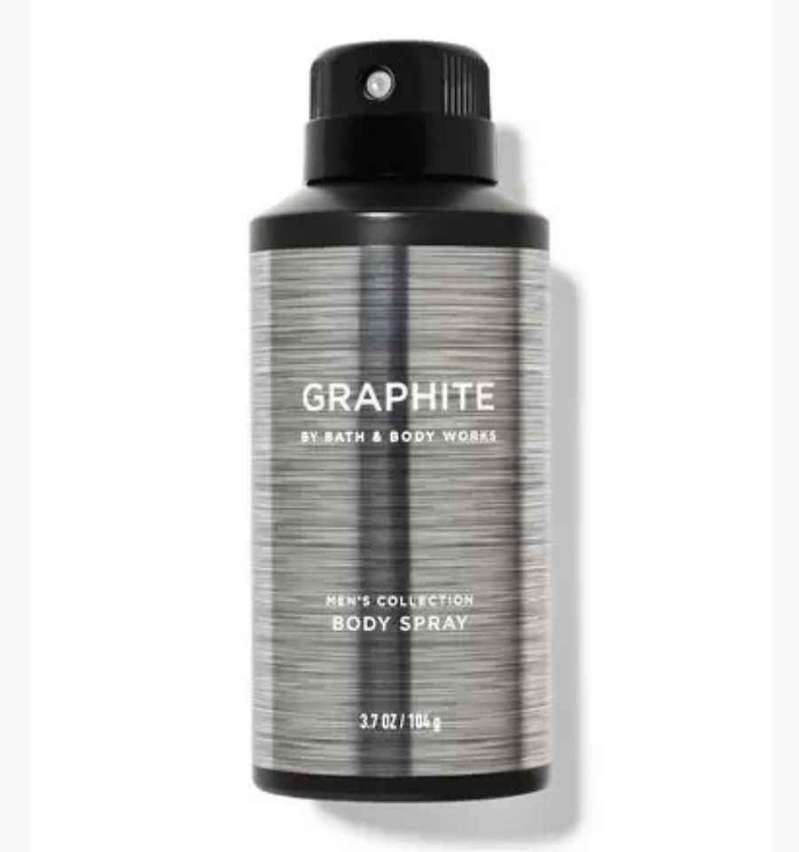 Xịt thơm toàn thân nam bath and body works graphite 104g 1