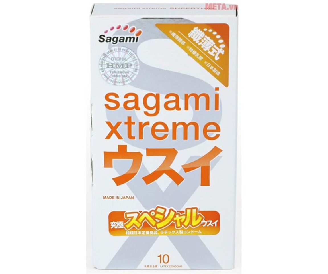 Bao Cao Su Nhật Sagami Xtreme SuperThin 10s Che Tên SP 1