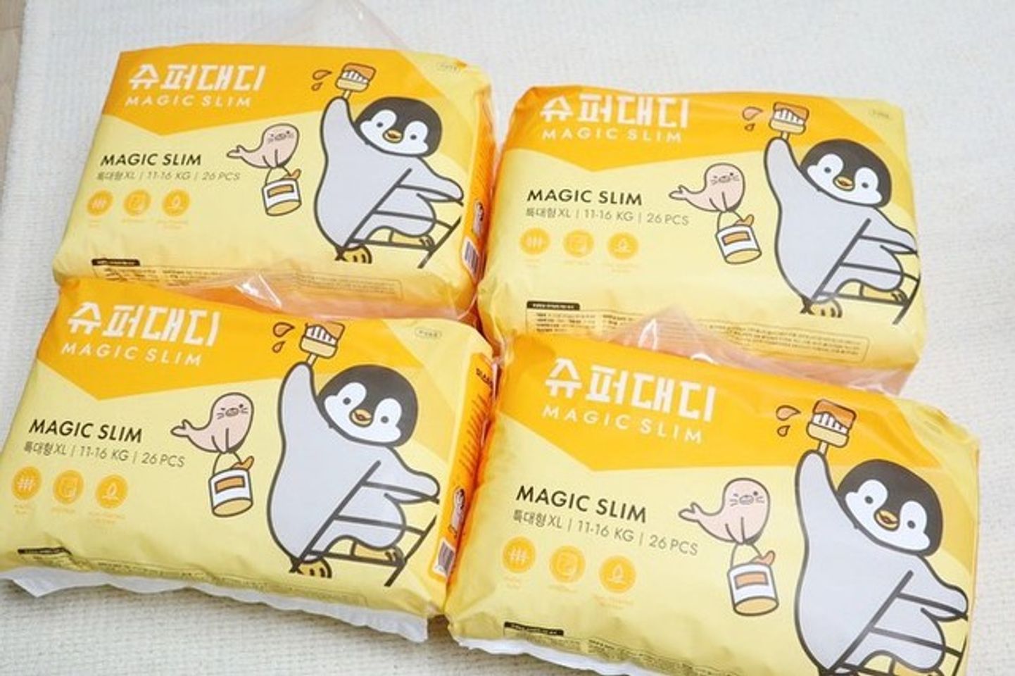 Bỉm tã Super Daddy Magic Slim Hàn Quốc siêu thấm chống tràn 9